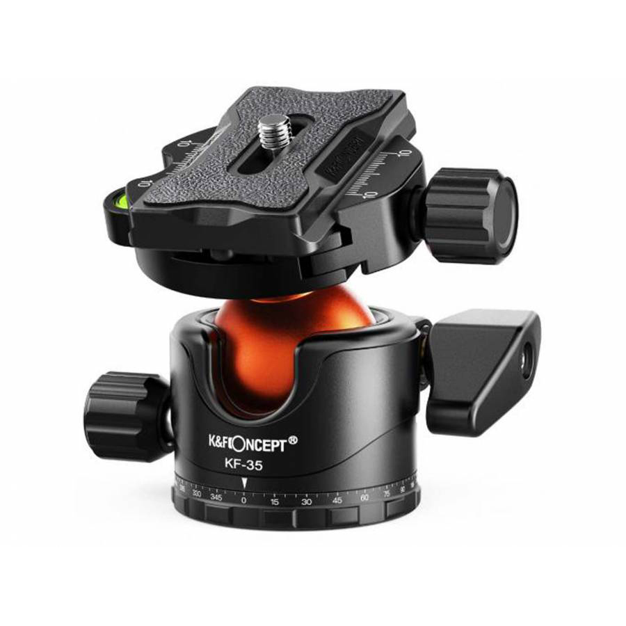 K&F Concept Professional 35mm Metal Tripod Ball Head KF-35 KF31.035V1 - 1